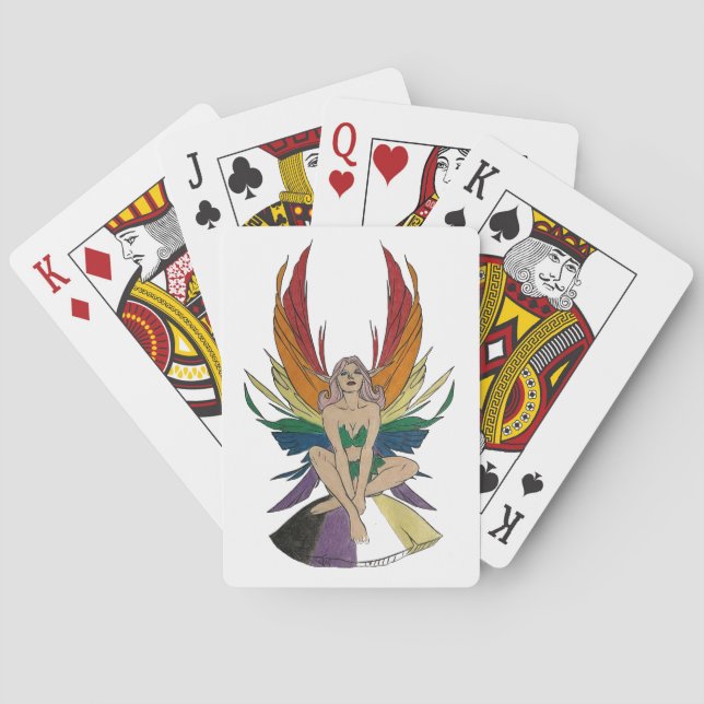 Jeu De Cartes Fée non-binaire (dos)