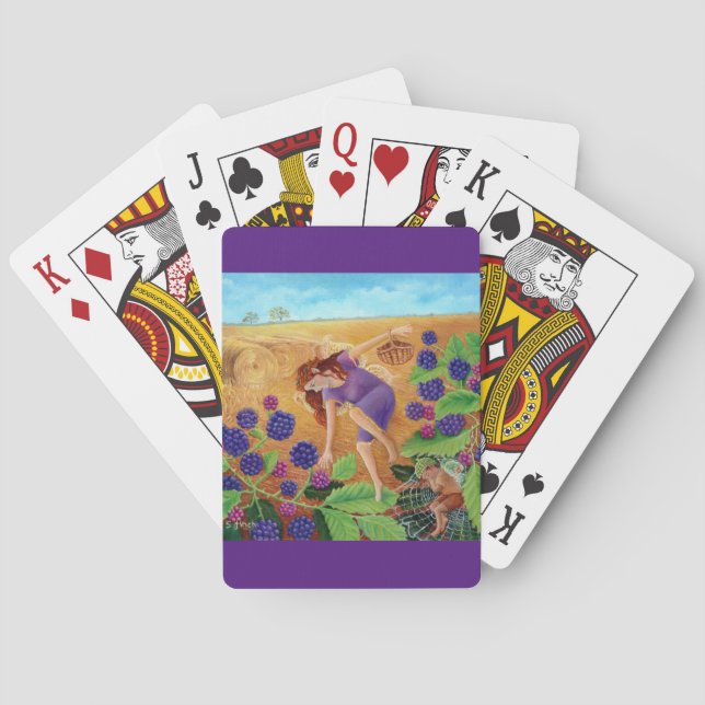 Jeu De Cartes Fées Blackberry d'automne (dos)