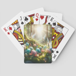 Jeu De Cartes Fées de la Forêt Mystique Œufs de Printemps Magiqu