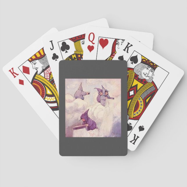 Jeu De Cartes Fées de la Pluie Faisant de la Pluie (dos)