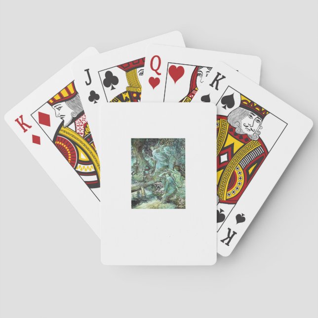 Jeu De Cartes Fées esthétique de mode Fairycore Goblincore Cot (dos)
