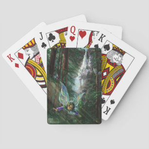 Jeu De Cartes Fées forestières et château de cascade