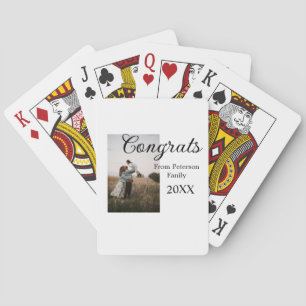 Jeu De Cartes Félicitations félicitations ajoutez nom de famille