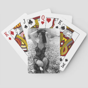 Jeu De Cartes Femme aux pieds nus de cartes de jeu