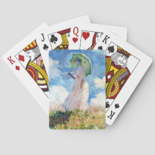 Jeu De Cartes Femme avec un parasol Claude Monet
