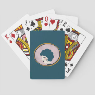 Jeu De Cartes Femme dans le miroir Jouer des cartes