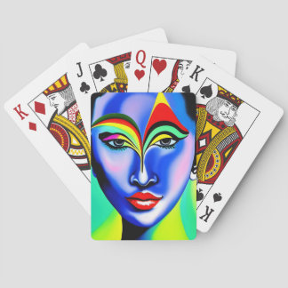 Jeu De Cartes Femme de couleur magique