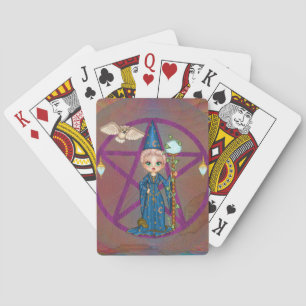 Jeu De Cartes Femme de cuisine jouant des cartes