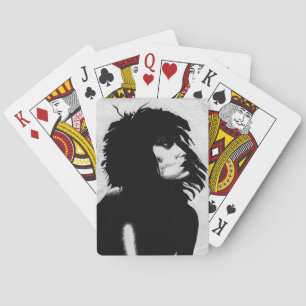 Jeu De Cartes Femme déesse gothique Portrait icône de la mode ar