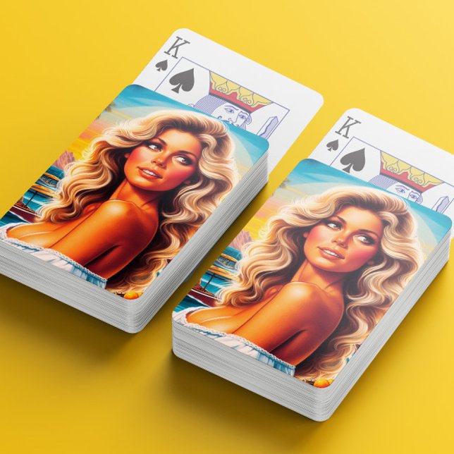 Jeu De Cartes Femme d'été des années 80 (Créateur téléchargé)