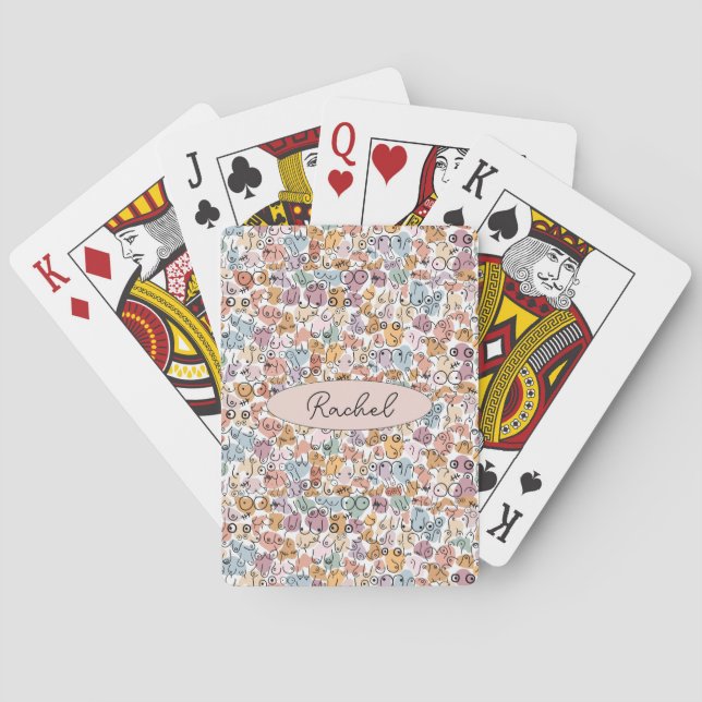 Jeu De Cartes femme drôle féministe (dos)