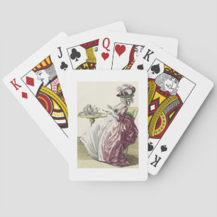 Jeu De Cartes Femme élégante en robe "a l'Anglaise" Boire C