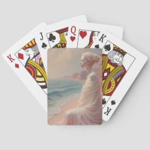 Jeu De Cartes Femme éthérée sur Dreamy Beach