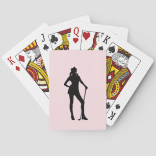 Jeu De Cartes Femme Golf Rose Sport