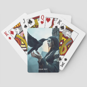 Jeu De Cartes Femme gothique de la Renaissance mignonne Imaginai