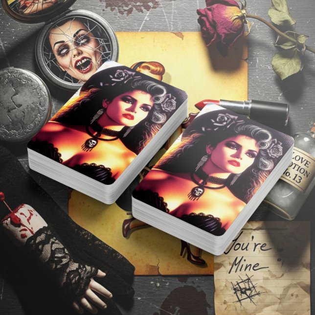 Jeu De Cartes Femme Gothique Vintage (Créateur téléchargé)