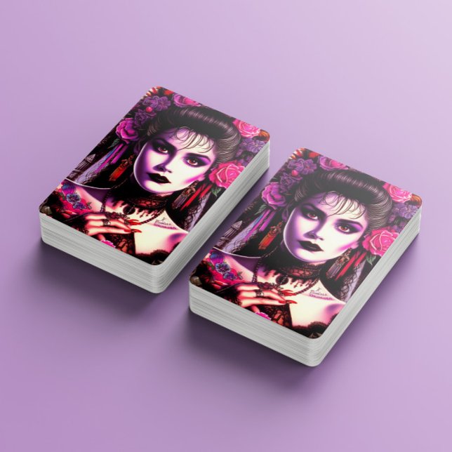 Jeu De Cartes Femme Hispanique Gothique (Créateur téléchargé)