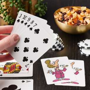 Jeu De Cartes Femme prenant des pilules