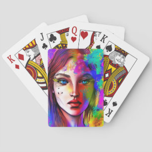 Jeu De Cartes Femme puissante urbaine