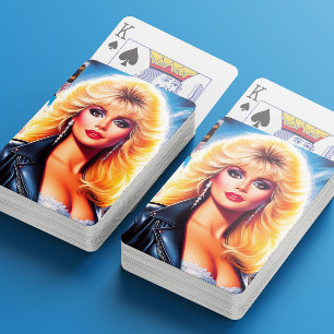 Jeu De Cartes Femme Rétro-onde 80s