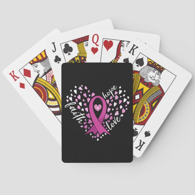 Jeu De Cartes FEMMES Foi Espérance Amour BreastClassique Jouer C (dos)