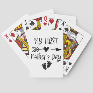 Jeu De Cartes FEMMES Ma Première Fête Mère Pour La Nouvelle Gros