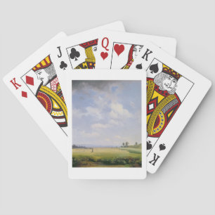 Jeu De Cartes Fenaison, 1838 (huile sur toile)