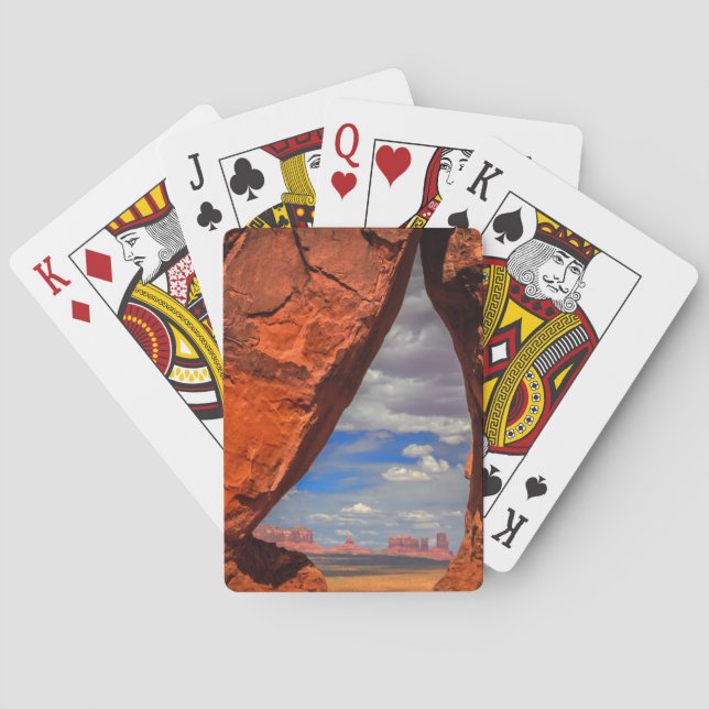 Jeu De Cartes Fenêtre de roche sur Monument Valley, AZ (dos)