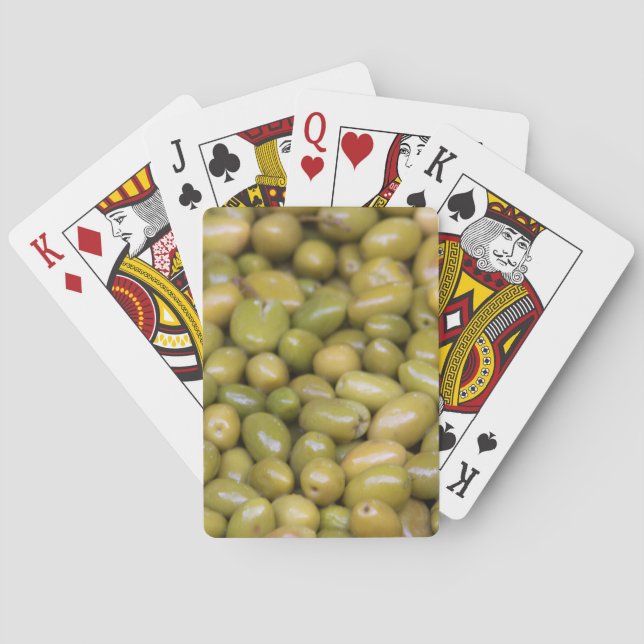 Jeu De Cartes Fermeture Des Oliviers Verts (dos)