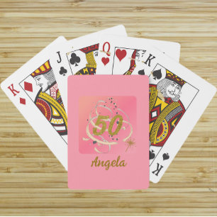 Jeu De Cartes Festif Peachy Cinquante Anniversaire Commémoration