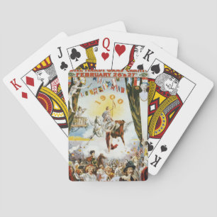 Jeu De Cartes Festival Vintage du Carnaval de Mardi Gras