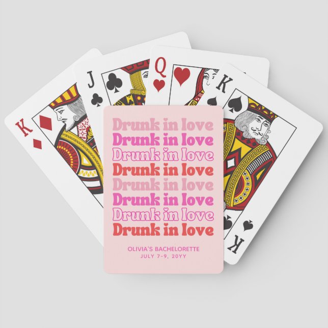 Jeu De Cartes Fête au bord de la piscine, ivre d'amour, enterrem (dos)