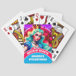 Jeu De Cartes Fête d'anniversaire de la Reine des Coeurs 3D