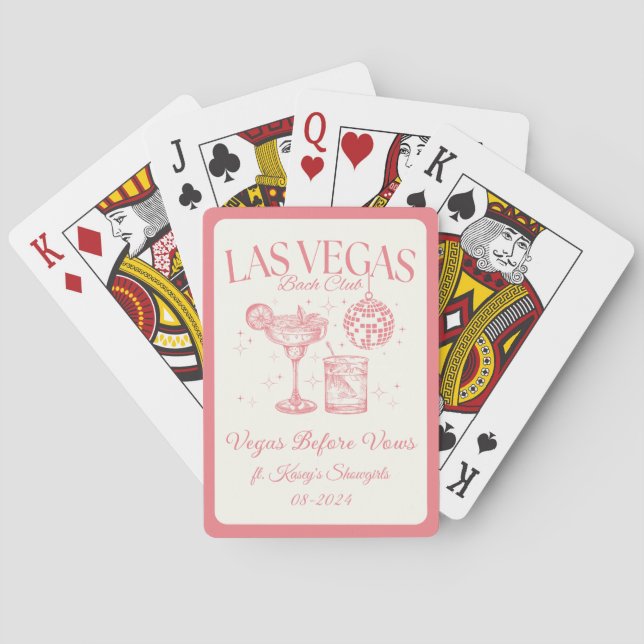 Jeu De Cartes Fête de Bachelorette personnalisée à Las Vegas per (dos)