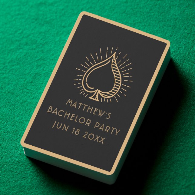 Jeu De Cartes Fête de célibataire moderne Groomsmen mariage fête (Créateur téléchargé)