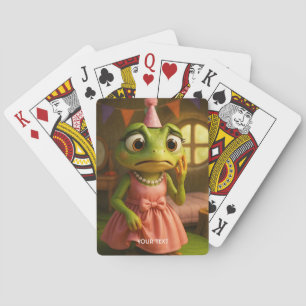 Jeu De Cartes Fête de fille grenouille mignonne fantastique