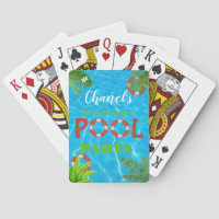 Fête de la piscine tropicale | Anniversaire d'été