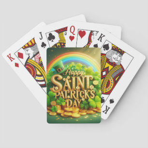 Jeu De Cartes Fête de l'arc-en-ciel coloré et capricieux
