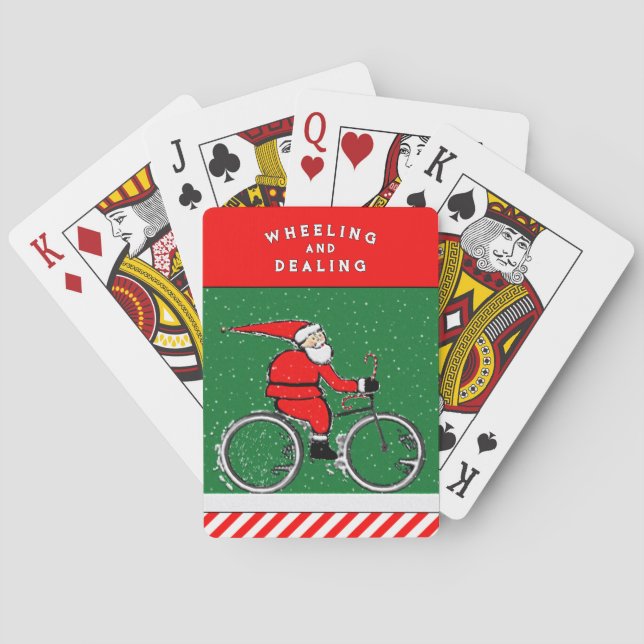 Jeu De Cartes Fête de Noël drôle (dos)