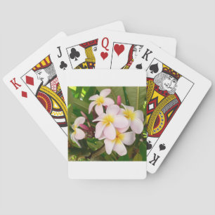 Jeu De Cartes Fête des mariées de fleurs d'Aloha Hawaii Frangipa