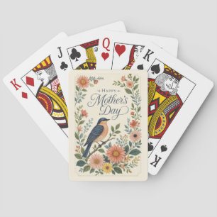 Jeu De Cartes Fête des Mères Jardin de Fleurs Sauvages au Merleb