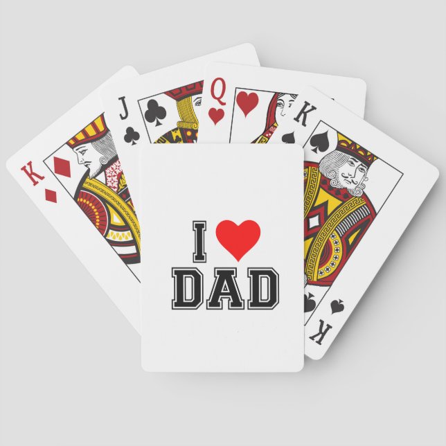 Jeu De Cartes Fête des pères - Conception audacieuse et simple (dos)