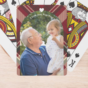 Jeu De Cartes Fête des pères pour la photo grand-père