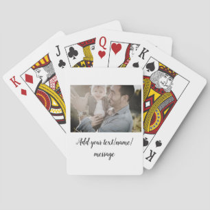 Jeu De Cartes fête des pères son père papa ajouter un texte phot