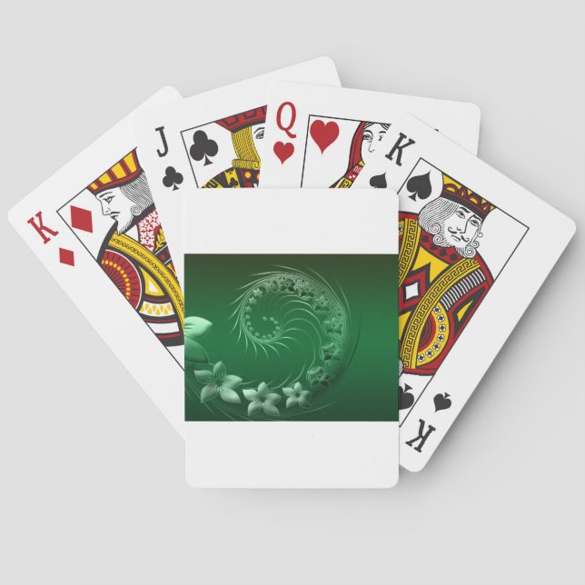Jeu De Cartes Fête du Parti de la conception verte Célébration d (dos)