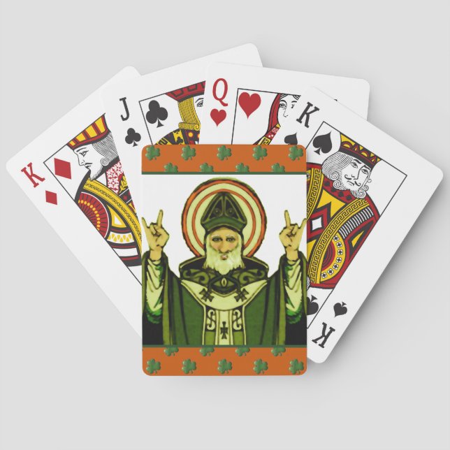 Jeu De Cartes Fête Irlandaise (dos)