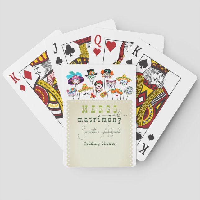 Jeu De Cartes Fête Margs & Matrimony : Réception de mariage pour (dos)