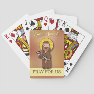 Jeu De Cartes Fête Saint-Joseph Priez pour nous Simple catholiqu