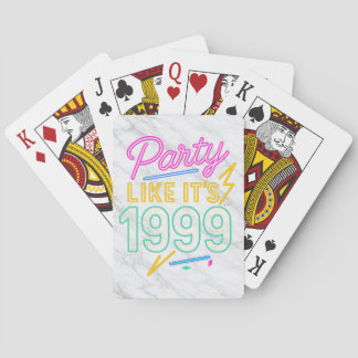 Jeu De Cartes Fêtez comme si c'était 1999®™ – Tension néon