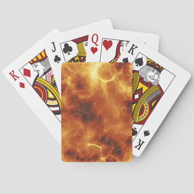 Jeu De Cartes Feu | Zazzle_Growshop. (dos)